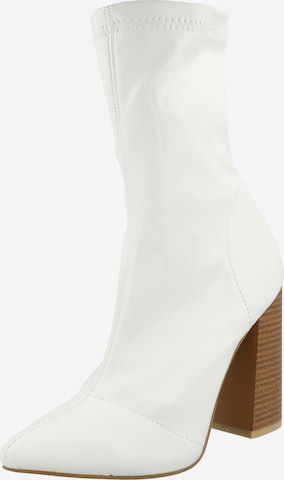 Nasty Gal Boots in White: front