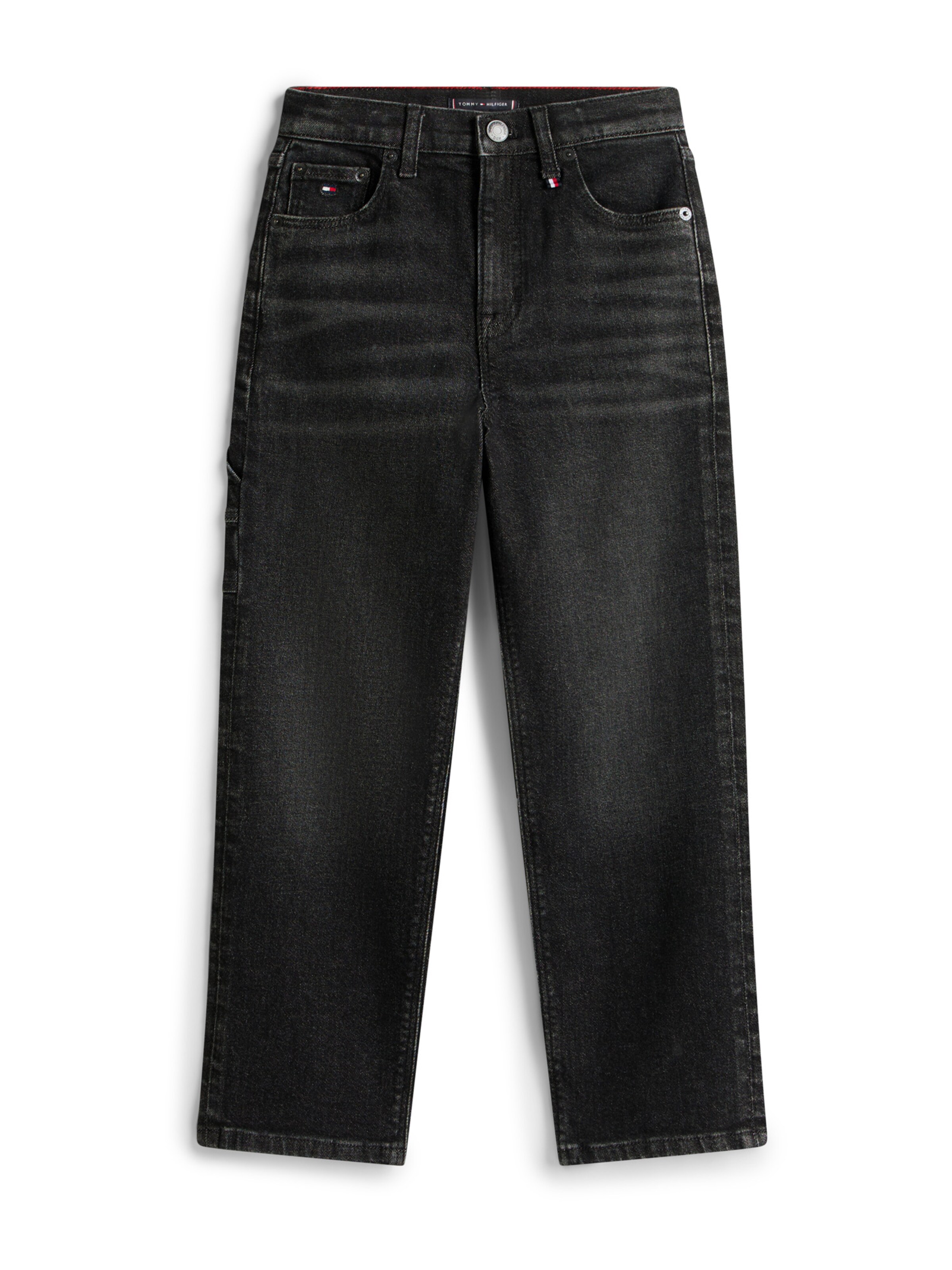 TOMMY HILFIGER Loosefit Farmer - fekete: elől