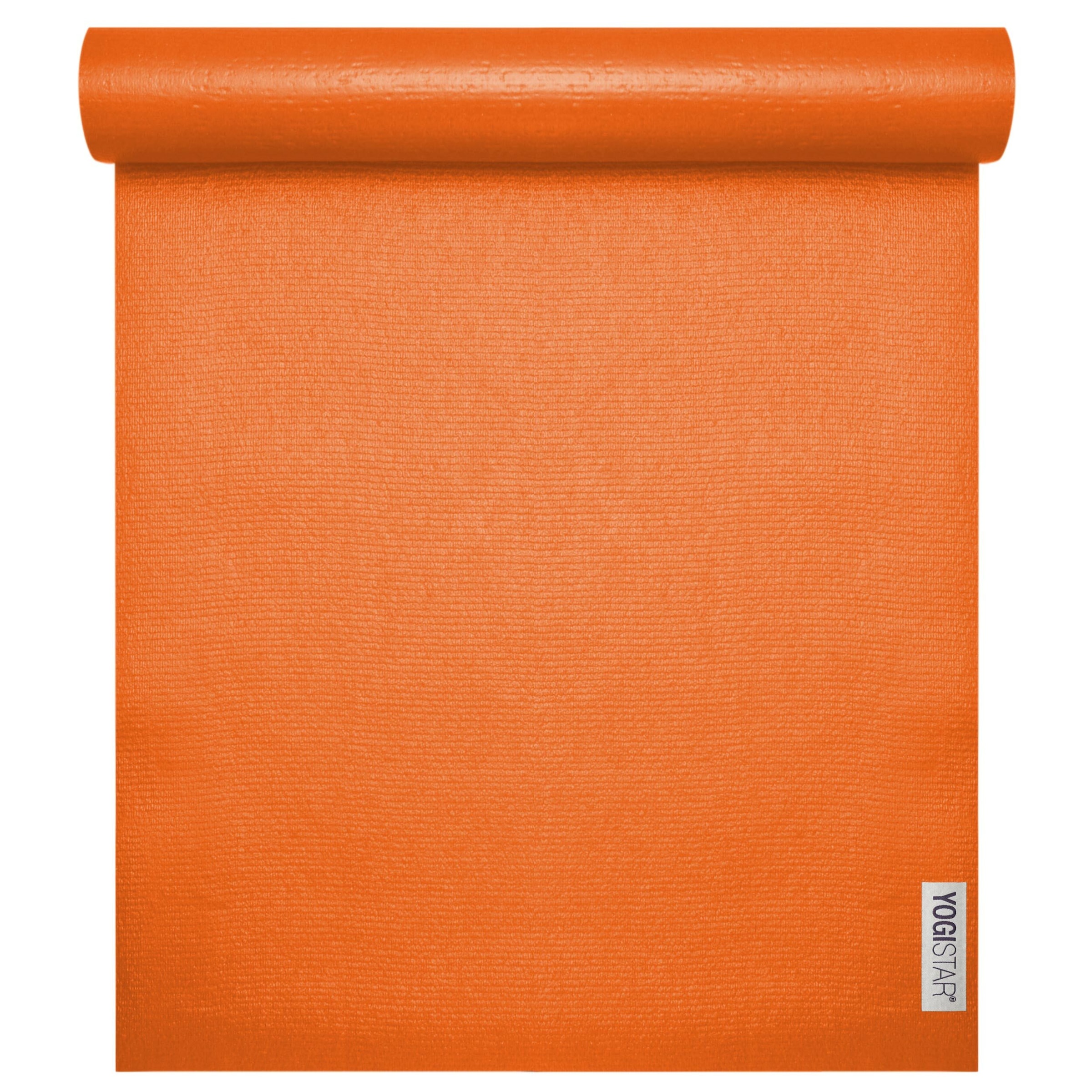 YOGISTAR.COM Matte 'Yogimat® Studio' in Orange: Vorderseite