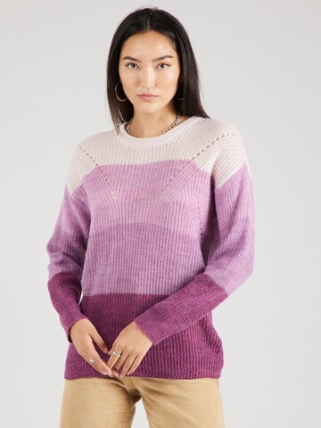 Pullover di MORE & MORE in lilla: frontale