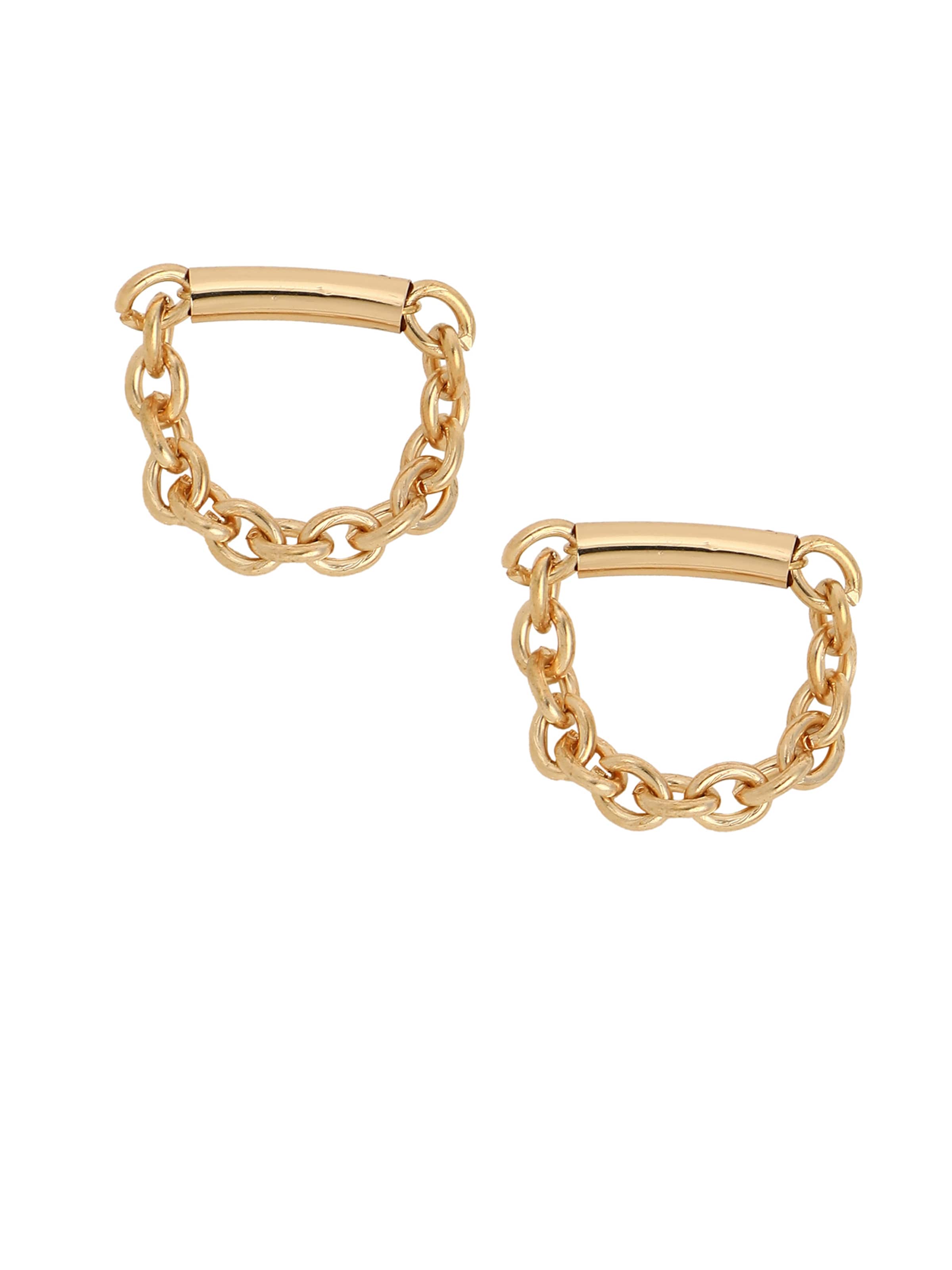 SOHI Kõrvarõngas 'Nicky', värv Kuld: eest vaates