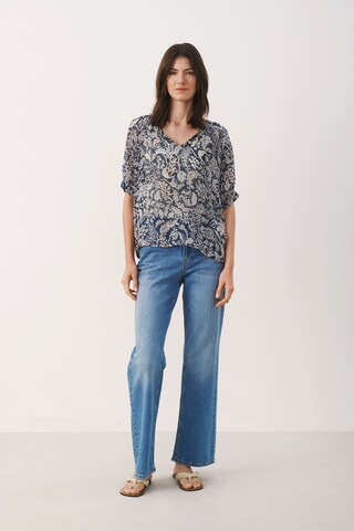 Part Two Bluse 'Popsy' in Blau