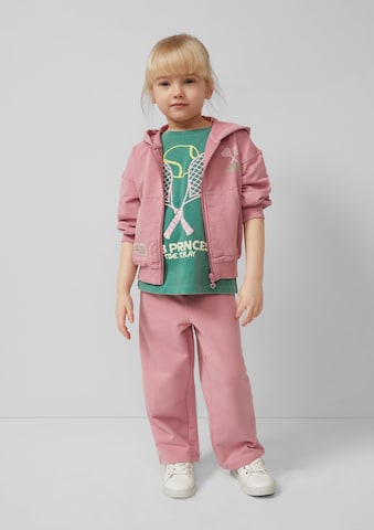 s.Oliver Sweatvest in Roze: voorkant