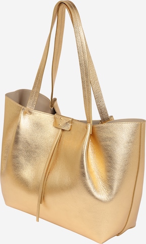 PATRIZIA PEPE Nákupní taška – zlatá: přední strana