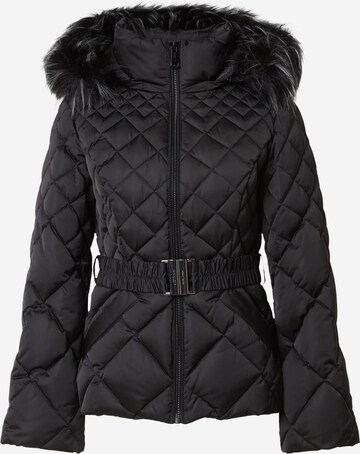 GUESS Зимняя куртка 'Olga' в Черный: спереди