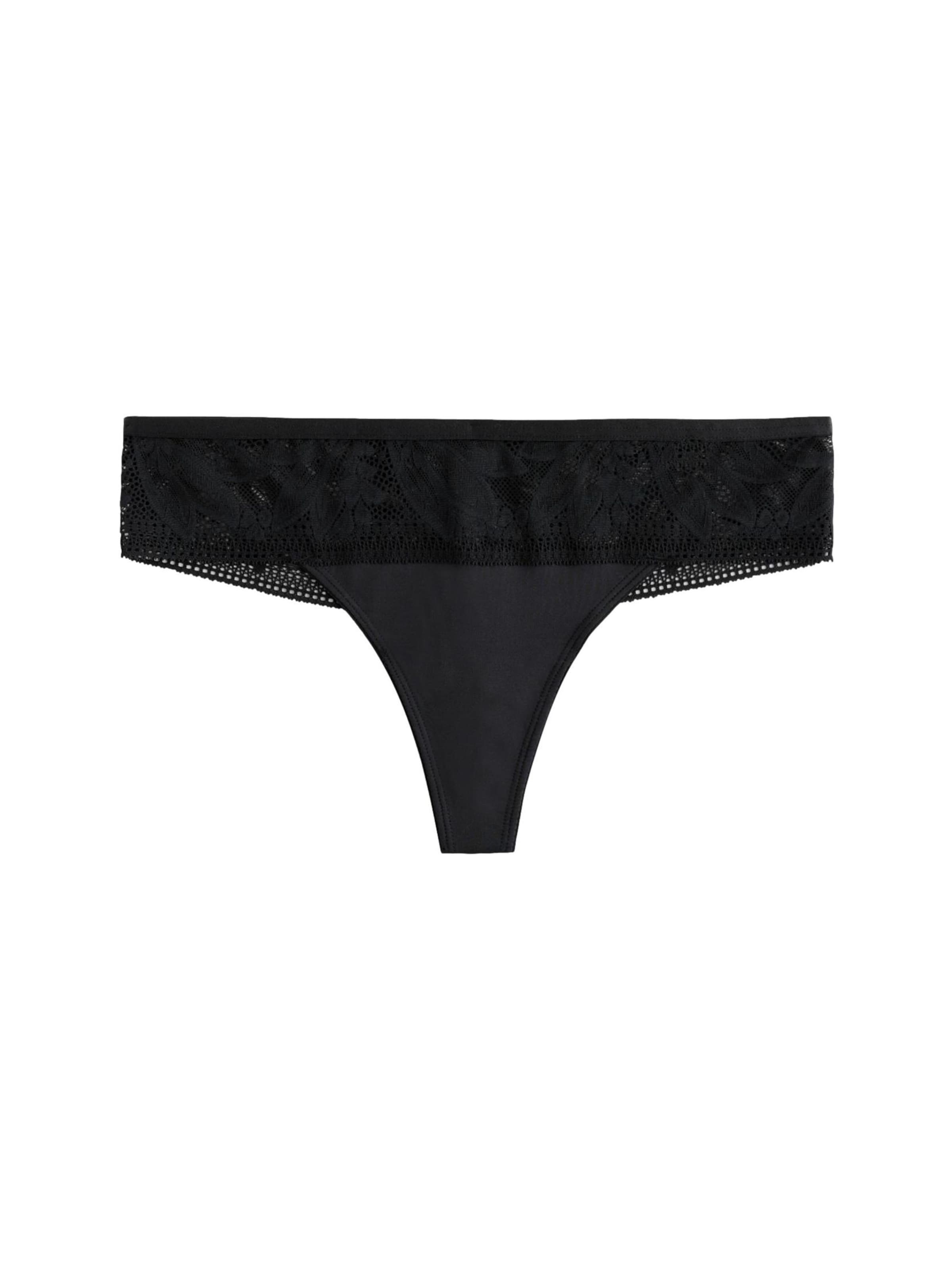 melns Next Stringu biksītes: no priekšpuses