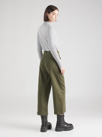 BOSS Wide Leg Hose 'Talaga' in Grün