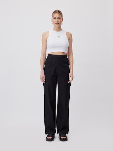 LeGer by Lena Gercke - Loosefit Calças cargo 'Beysa' em preto