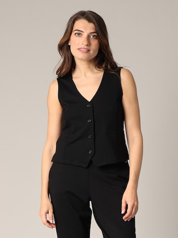 Gilet 'VANILLA' Deeluxe en noir : devant