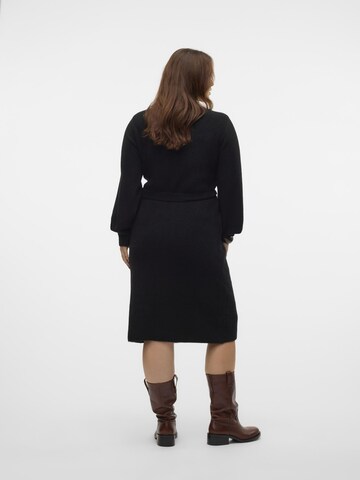 Vero Moda Curve Gebreide jurk 'VMCPippa' in Zwart