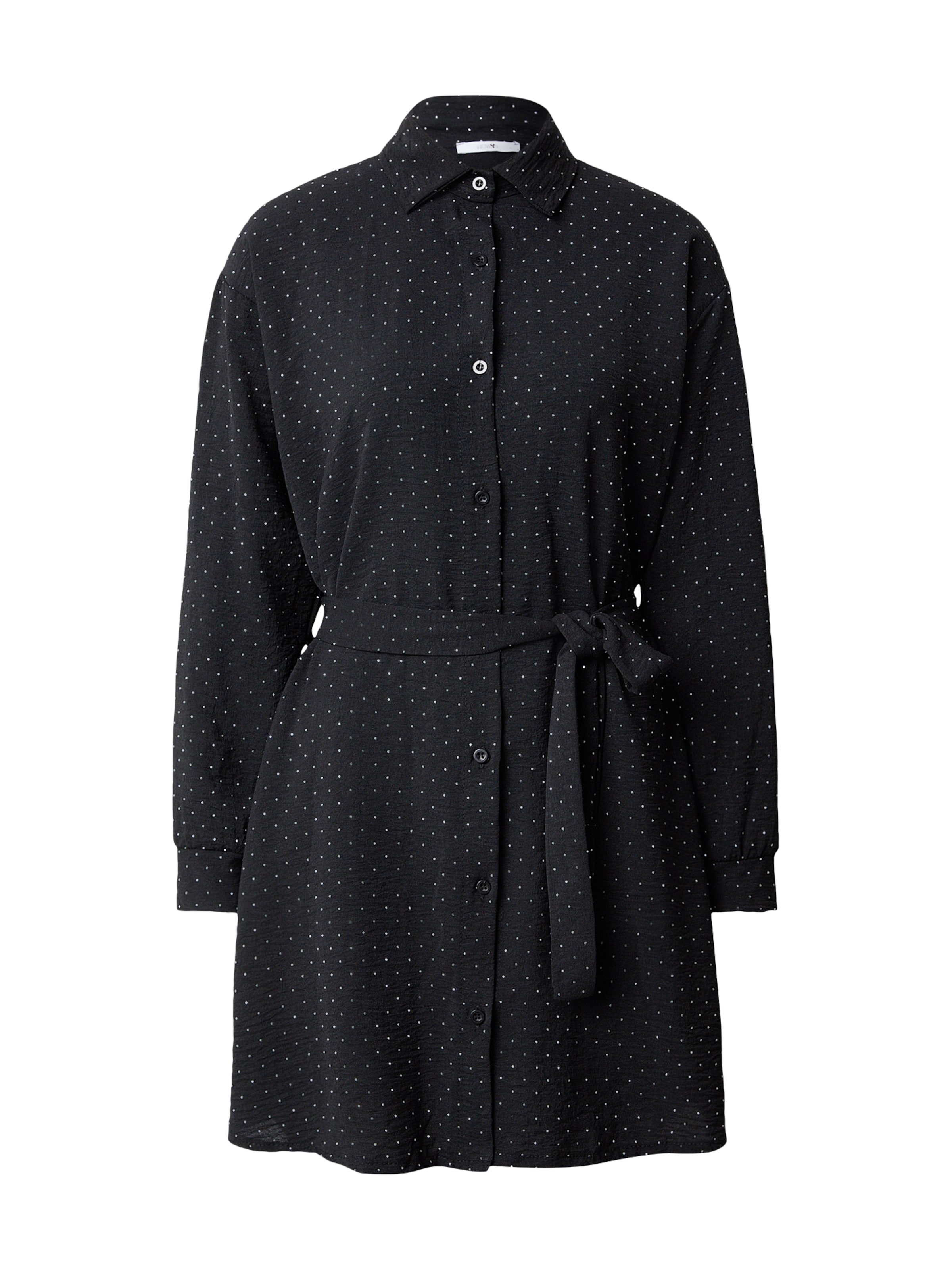 Hailys Kleid 'Je44ssie' in Schwarz: Vorderseite