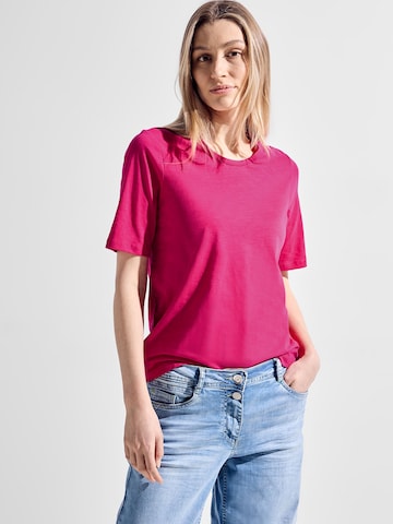 CECIL T-shirt i rosa: framsida