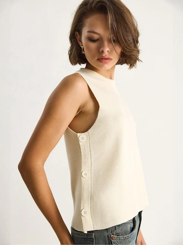 Bianco Lucci Bluse‌‌‌ in Beige