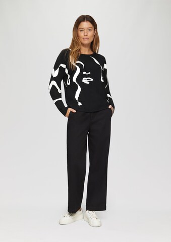 s.Oliver BLACK LABEL Pullover in Schwarz