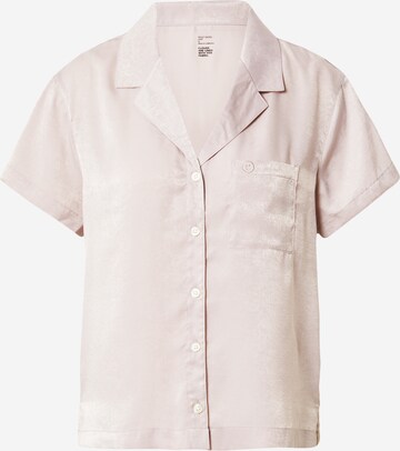 Gilly Hicks Pajama Shirt in Grey: front