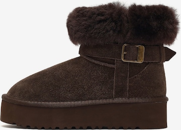 Boots Derimod en marron : devant