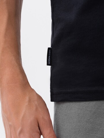 Ombre Shirt 'S1755' in Zwart