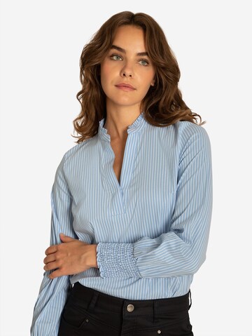 MORE & MORE Bluse in Blau: Vorderseite