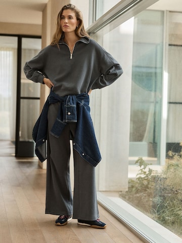 Next Wide Leg Hose 'N. Premium' in Grau