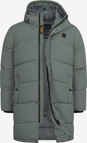 INDICODE JEANS Winterjas 'INPazze' in Grijs: voorkant