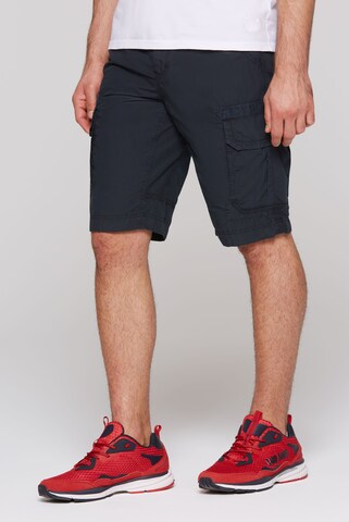 CAMP DAVID Regular Cargohose in Blau
