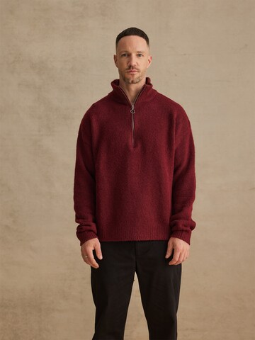 Pull-over 'Marek' DAN FOX APPAREL en rouge : devant