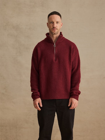 DAN FOX APPAREL Sweater 'Marek' in Red: front