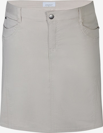 Zhenzi Nederdel 'Boyer 297' i beige: forside