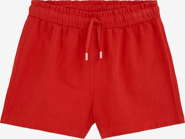 raudona WE Fashion Laisvas Kelnės: priekis