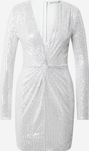 NLY by Nelly Dress 'In The Spotlight' in Silver: front