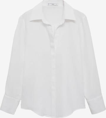 MANGO Pusero 'Samara' värissä valkoinen: etupuoli