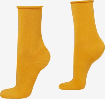 CALZEDONIA Socks in Yellow: front