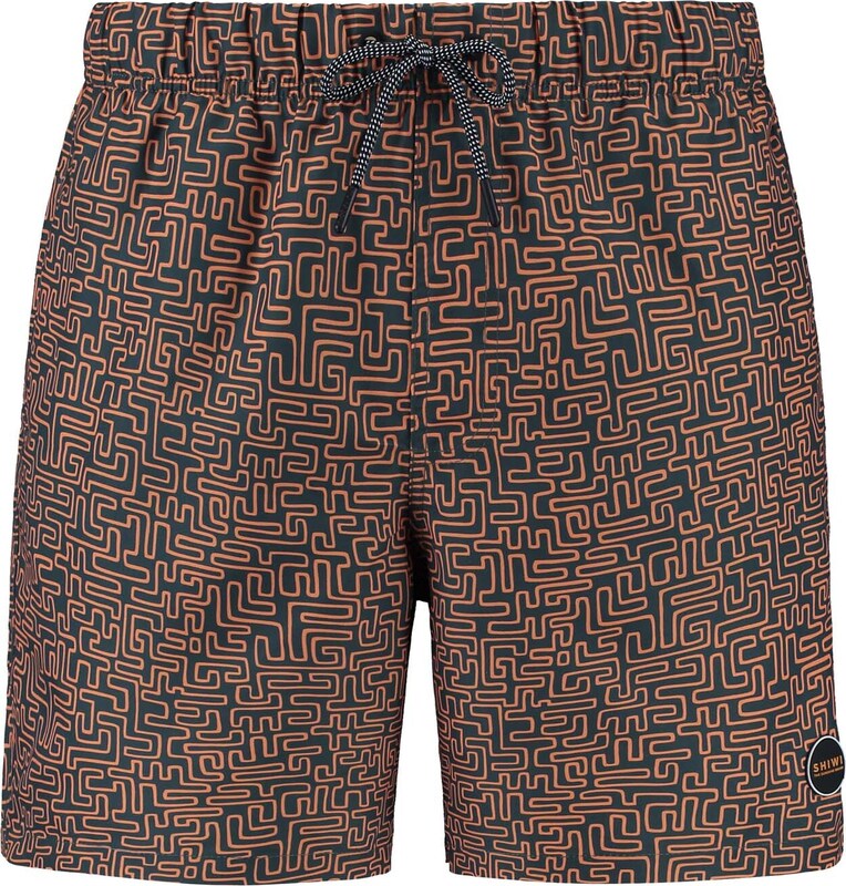 Shiwi Badeshorts 'Maze' in Grün Shiwi Badeshorts 'Maze' in Grün