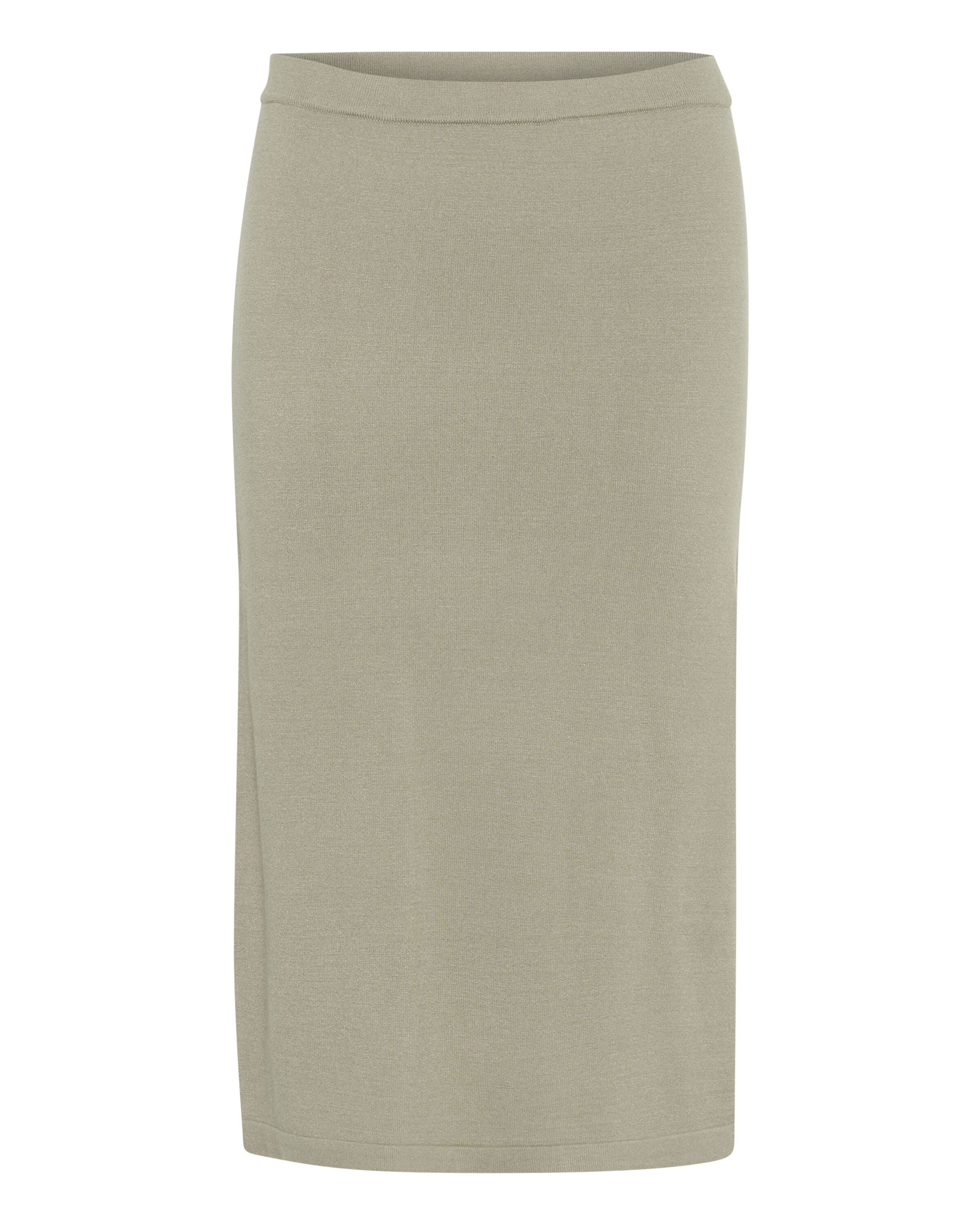 Cream - Saia 'Dela' em verde: frente