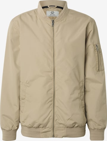 INDICODE JEANS Přechodná bunda 'INSunny' – béžová: přední strana