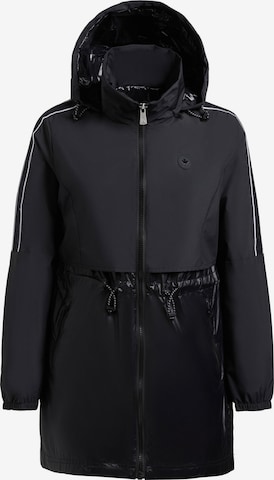 Cappotto funzionale 'Izza' di khujo in nero: frontale