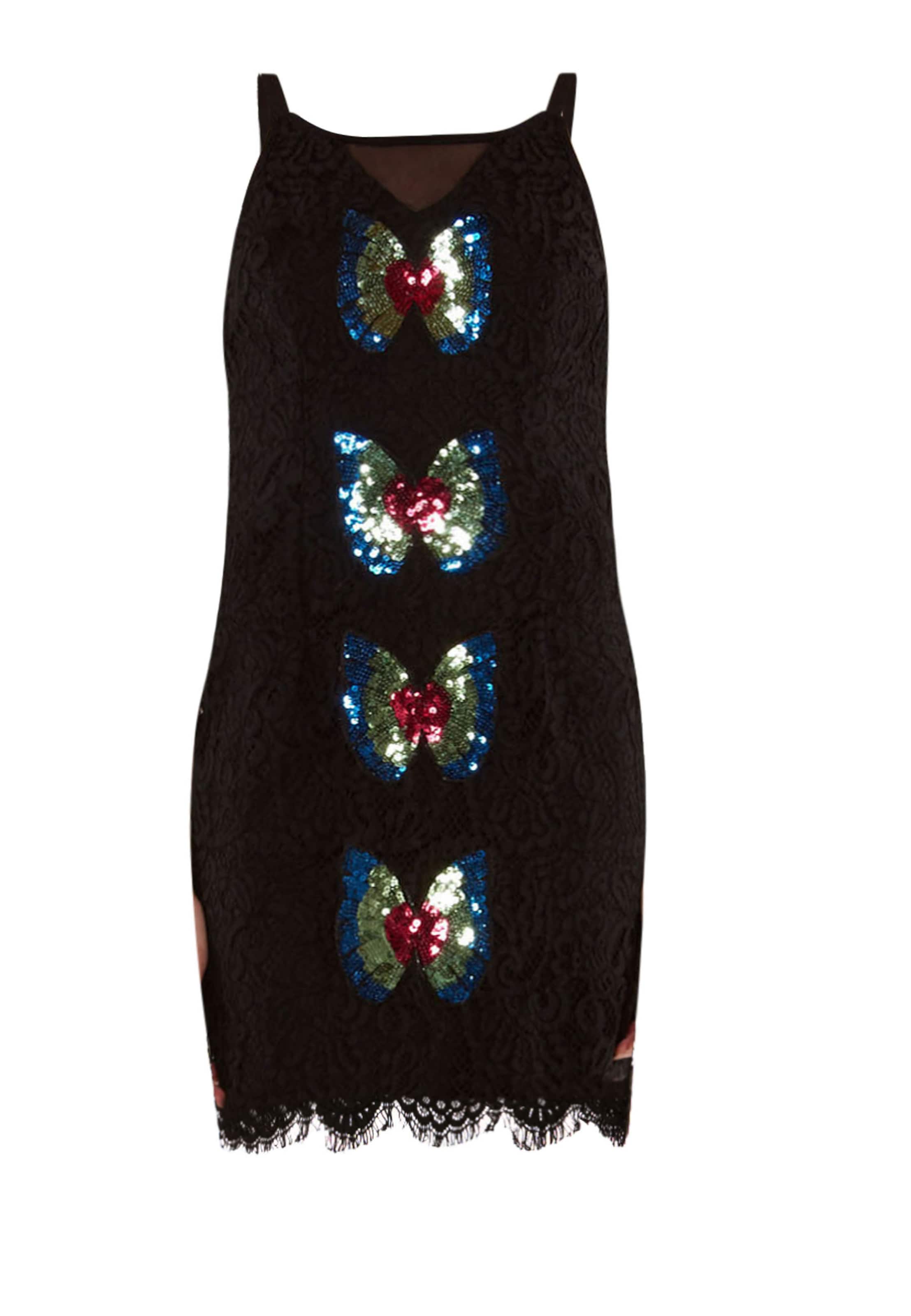 TOOche Abendkleid 'Schmetterling' in schwarz, Produktansicht