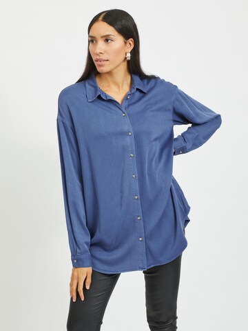 Camicia da donna 'Fanza' di VILA in blu: frontale