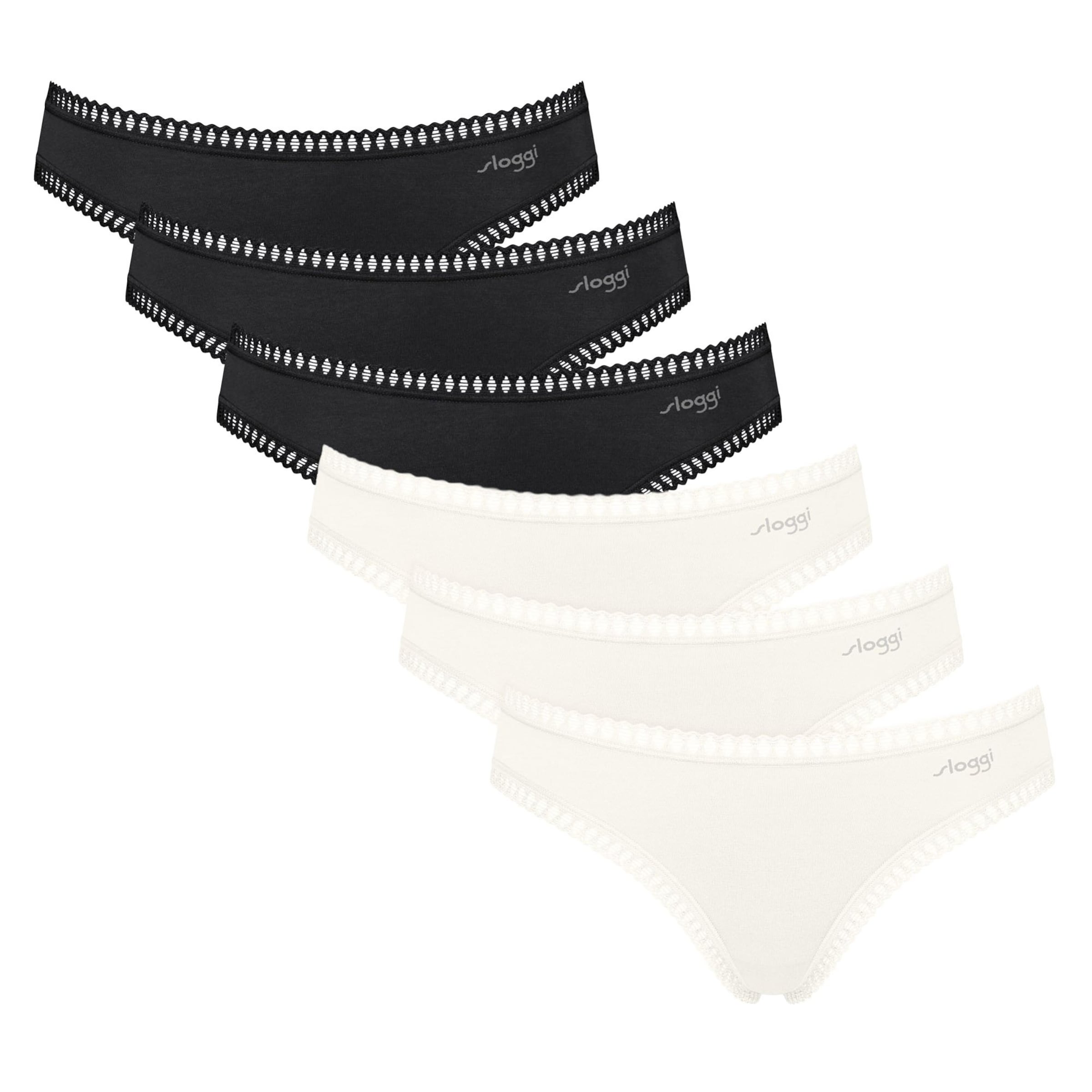 Slip di SLOGGI in nero: frontale