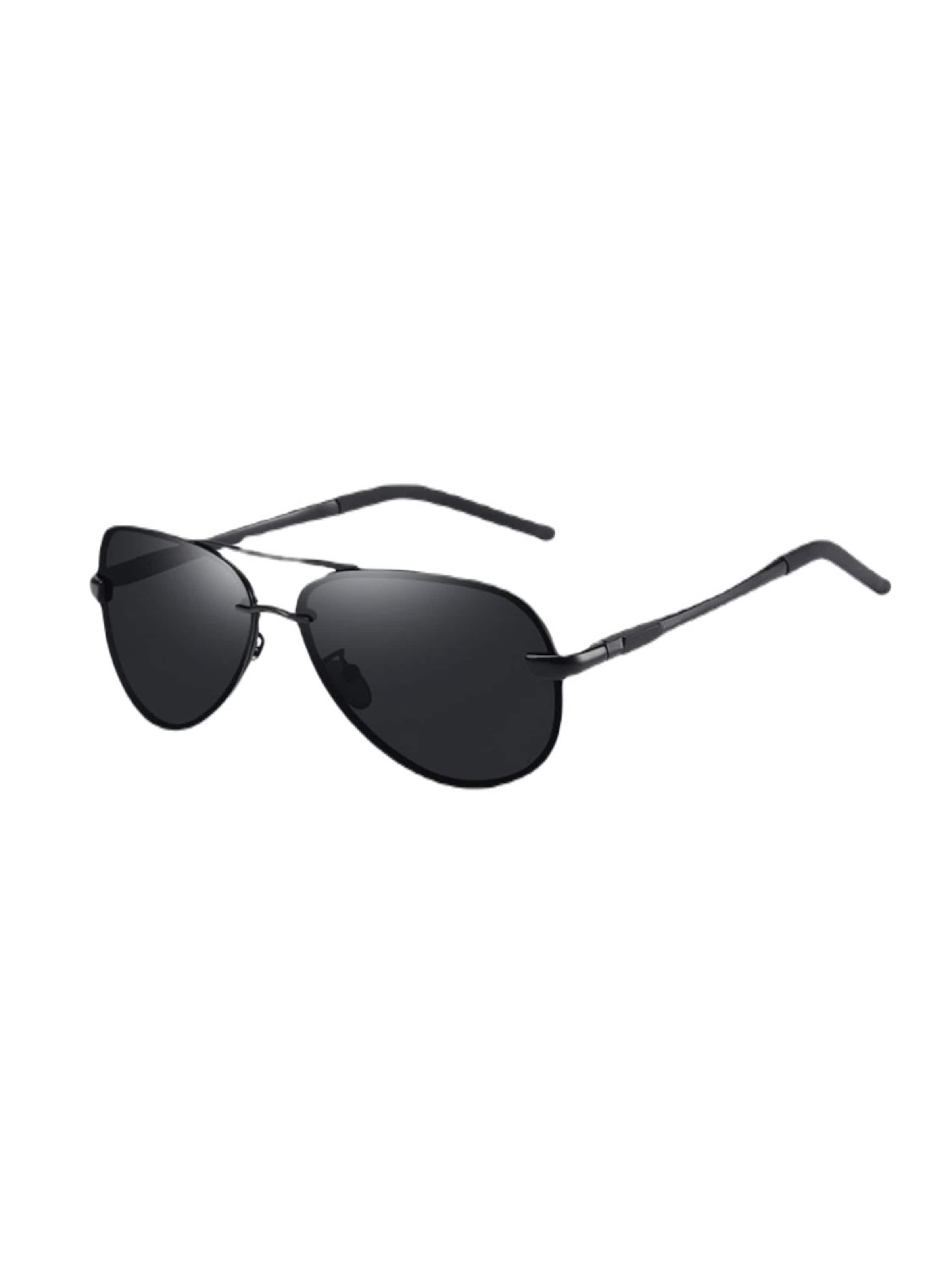 Lunettes de soleil 'Pilotenbrille Sonnenbrillen Laudin' VEYREY en noir : devant