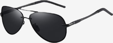 Lunettes de soleil 'Pilotenbrille Sonnenbrillen Laudin' VEYREY en noir : devant