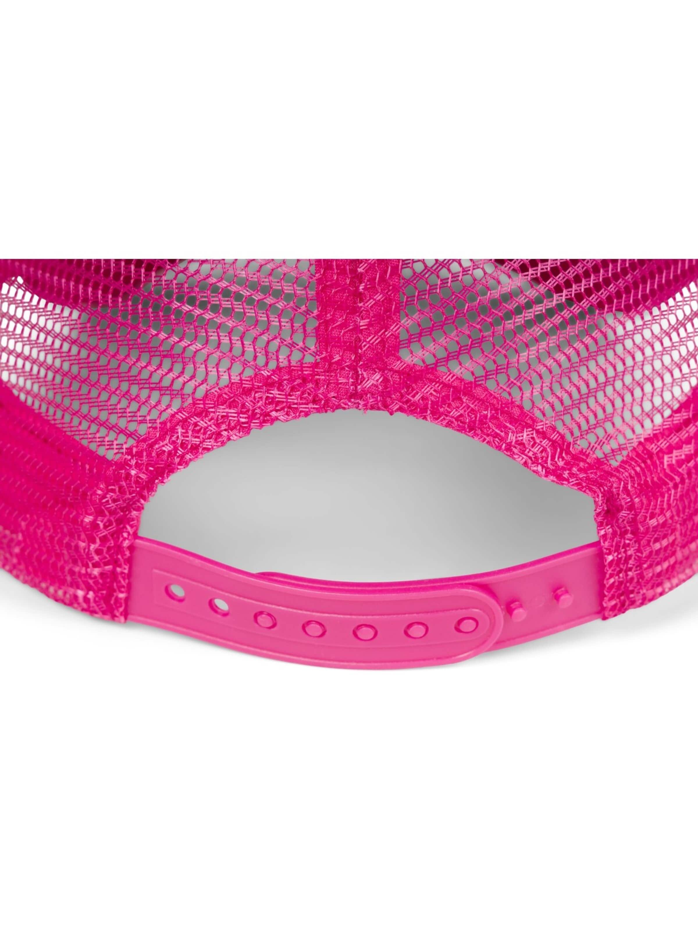 styleBREAKER Cap 'Trucker Cap 5-Panel Mesh' in Pink