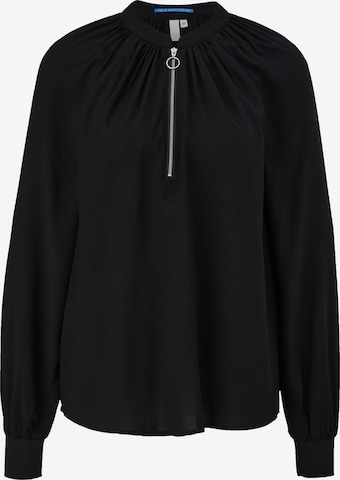 QS Blouse in Zwart: voorkant