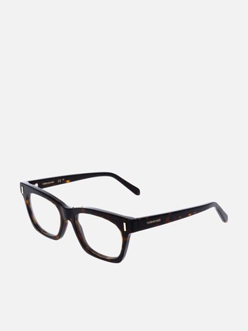 FERRAGAMO Brillen 'Ferragamo SF3025 Opaline wine 51/17/145 WOMAN Eyewear Frame'‌‌‌‌‌‌ in Braun: Vorderseite