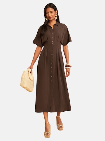 love & roses Kleid in Braun: Vorderseite
