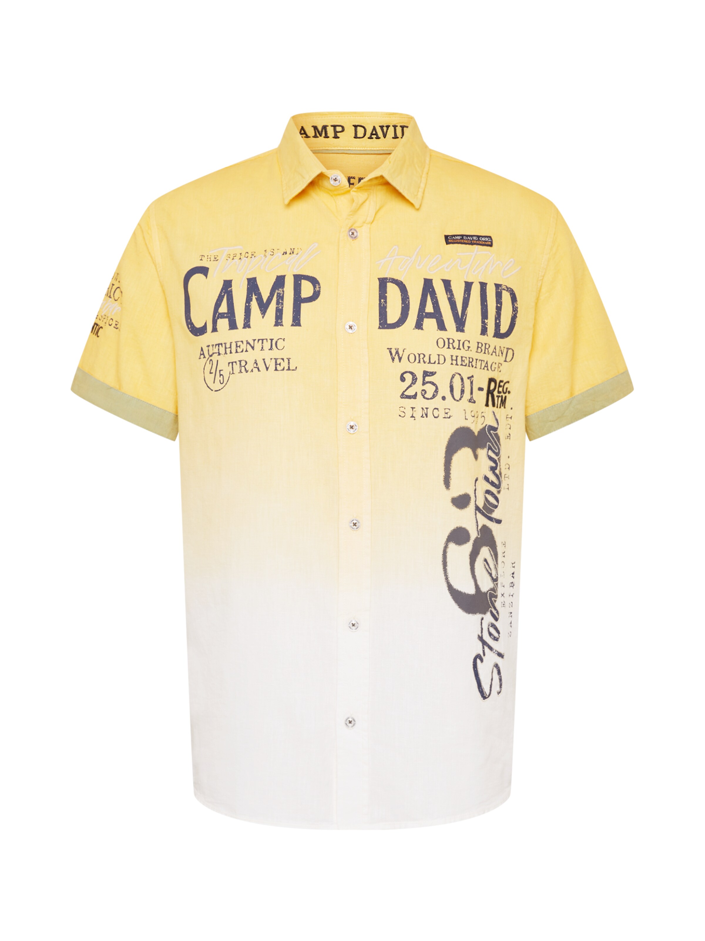 CAMP DAVID Button Up Shirt in Light 