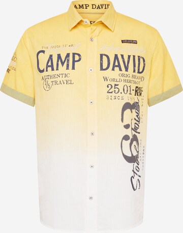 Camicia di CAMP DAVID in arancione: frontale
