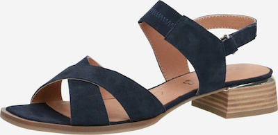 CAPRICE Sandales en bleu foncé / argent, Vue avec produit