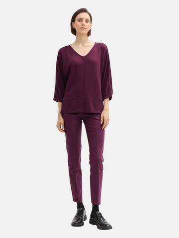 TOM TAILOR Shirt in Purple