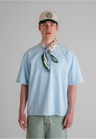 T-Shirt 'Hometow' Prohibited en bleu : devant